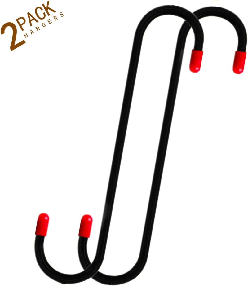 2 Pcs Brake Caliper Hanger Hooks With Red Rubber Tips - Image 2