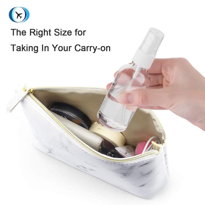 Hydior 2Oz Clear Glass Spray Bottles For Essential Oils - Image 4