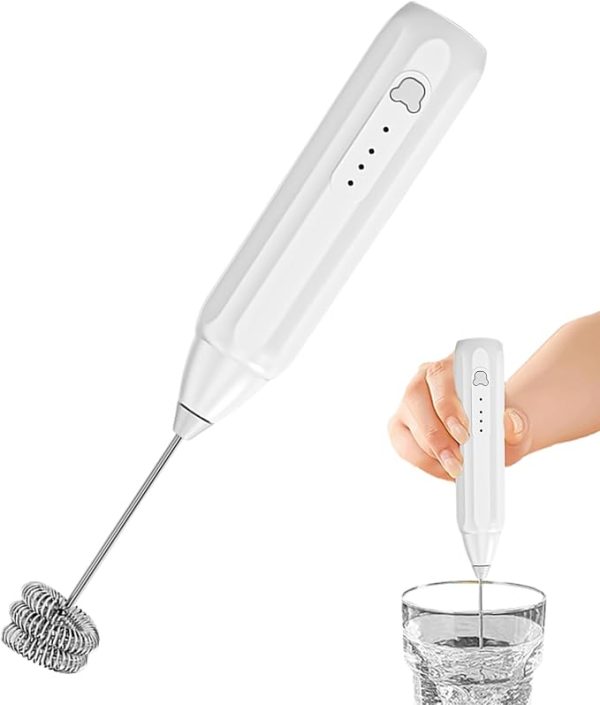 Electric Milk Frother - 3-Speed Adjustable Foam Milk Frother