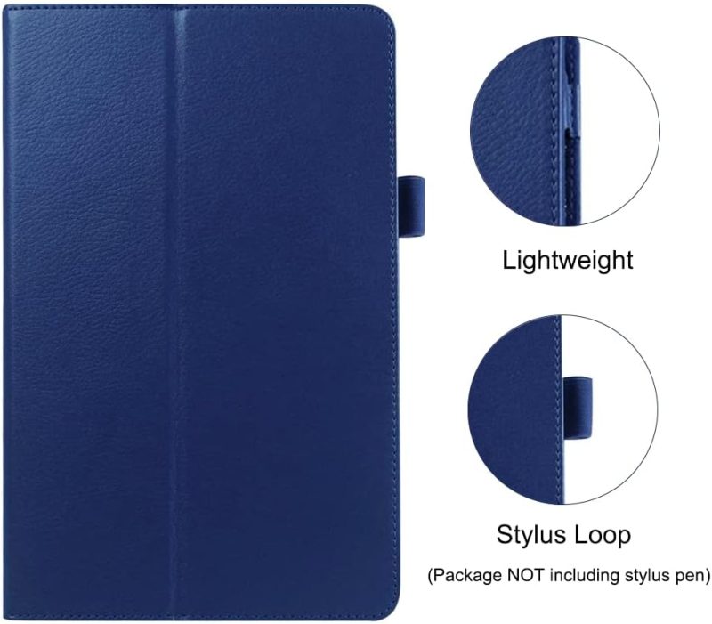 2022 Case for Samsung Galaxy Tab A8 10.5 Inch 2022 Release (Model SM-X200/X205/X207) Folio Stand Cover Protective Case for Galaxy Tab A8 10.5” Tablet 2022 Model - Dark Blue - Image 4
