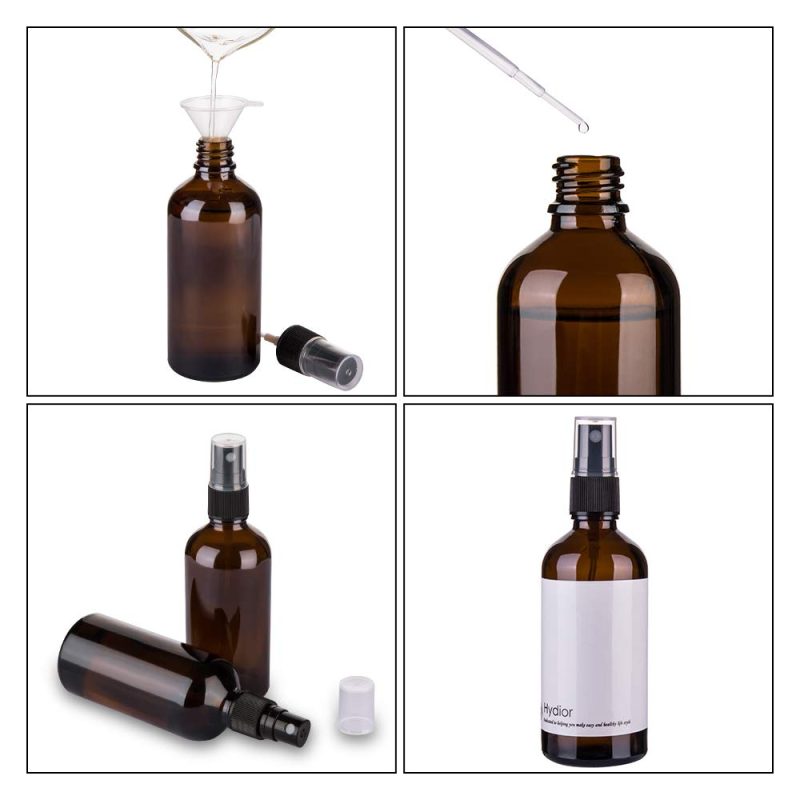 Hydior Amber Glass Spray Bottles For Essential Oils - Image 6