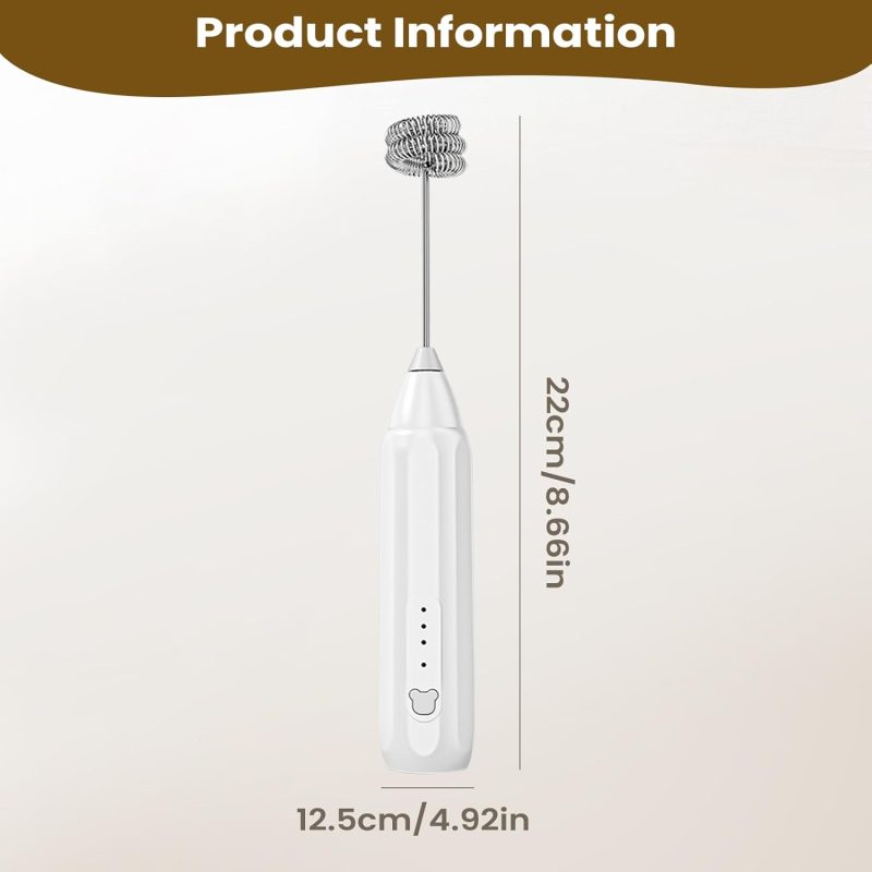 Electric Milk Frother - 3-Speed Adjustable Foam Milk Frother - Image 5