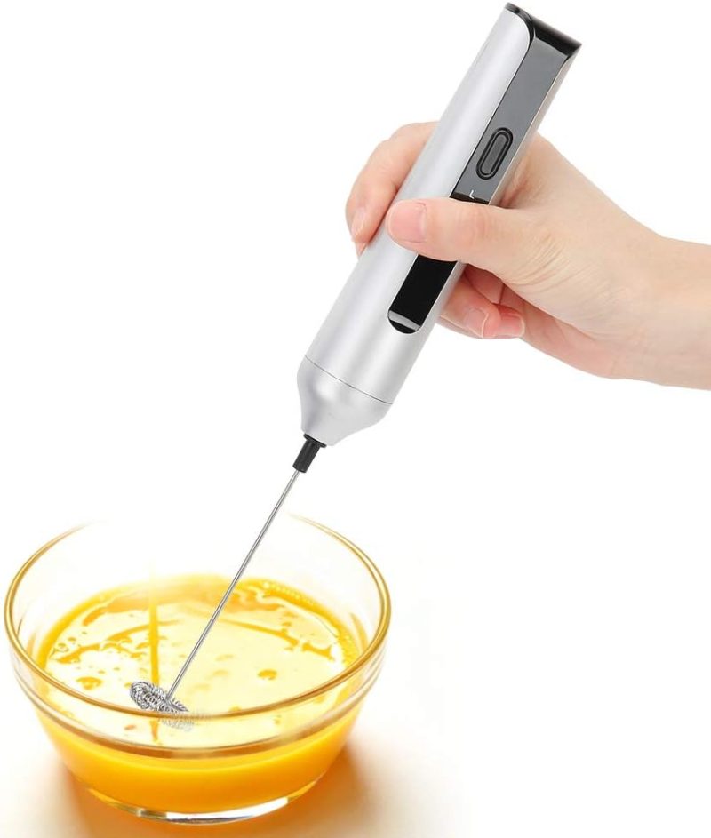 Handheld Electric Usb Charging Eggbeater Milk Frother - Image 2