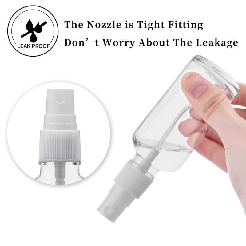 Hydior 2Oz Clear Glass Spray Bottles For Essential Oils - Image 5