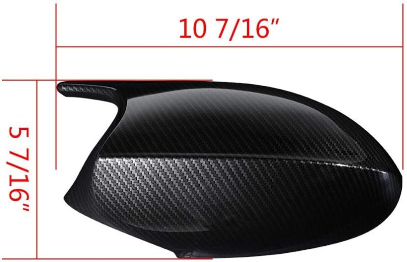 Kit 4Pcs Carbon Fiber Front Bumper Kidney Grill Grille + Mirror Cover Caps For 2006-2010 Bmw E92 E93 Coupe 328I 328Xi 335I 335Xi - Image 6