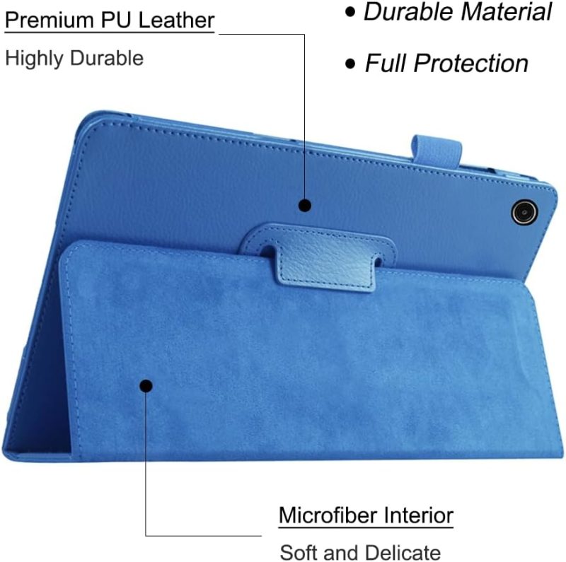 2022 Case for Samsung Galaxy Tab A8 10.5 Inch 2022 Release (Model SM-X200/X205/X207) Folio Stand Cover Protective Case for Galaxy Tab A8 10.5” Tablet 2022 Model - Light Blue - Image 3