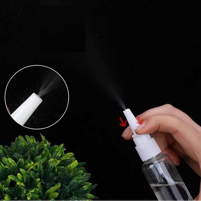 Medsuo 3Pcs 10Ml Nasal Spray Bottles Mist Spray Bottle Clear Empty Rhinitis Care Sprayer Direct Spray Container For Saline Essential Oils - Image 2