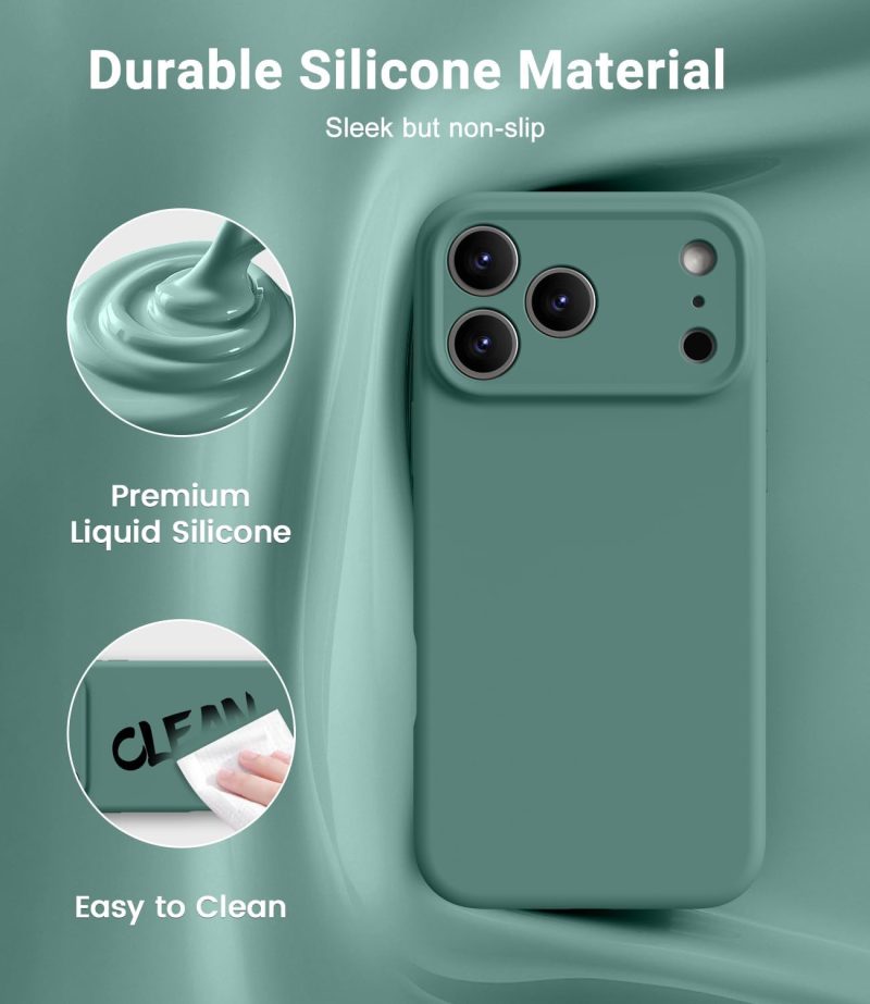 MAGNETIC OTOFLY Magnetic for iPhone 17 Pro CaseCompatible with MagsafeClassic Liquid Silicone Mobile... - Image 3