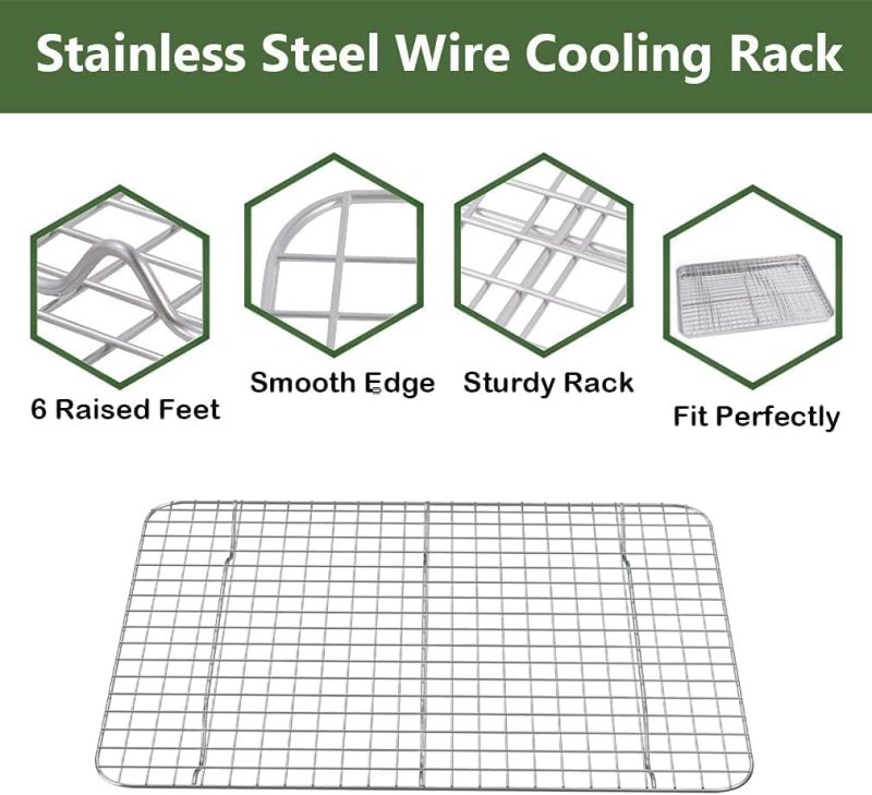 Rottay Baking Sheet With Rack Set (2 Pans + 2 Racks) - Image 5