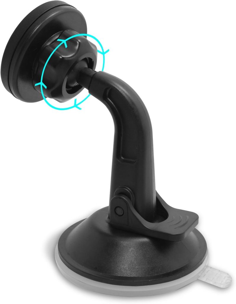 Techmatte Car Phone Mount Magnetic-Dashboard Mounted Car Phone Holder-Universal Smartphone Compatibility With Strong Magnetic Technology (Black) - Image 4