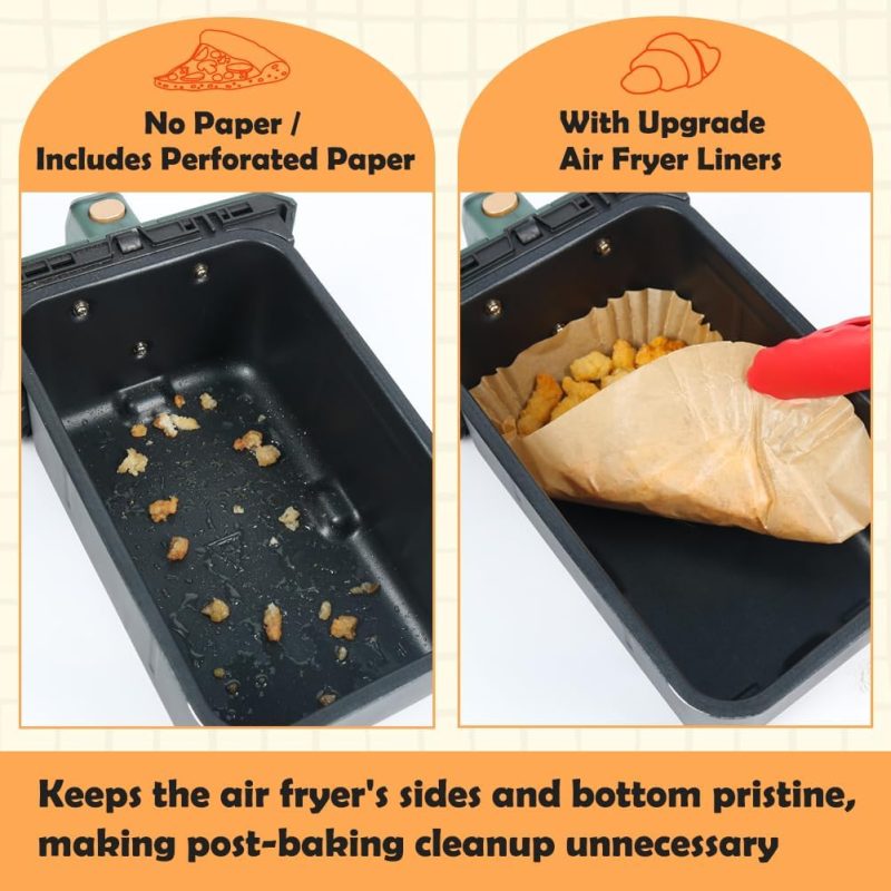 Bykitchen Air Fryer Liners For Ninja Dual Air Fryer - Image 3