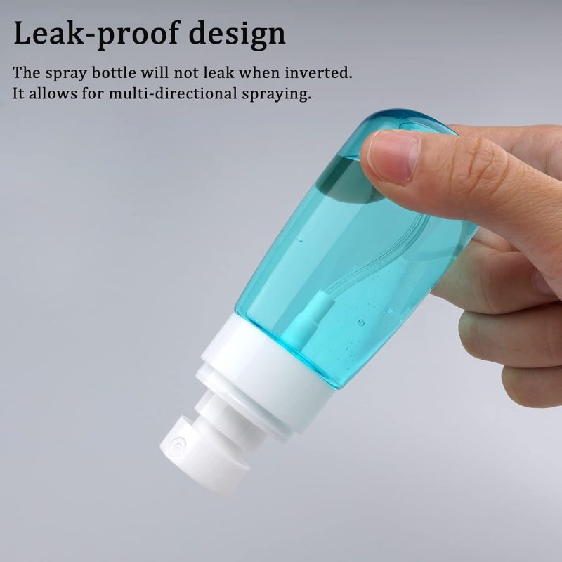 Cosywell Travel Spray Bottle Tsa Approved 2Oz 60Ml 3 Pack Leak Proof Fine Mist Empty Plastic Refillable Spray Bottle For Perfume Essential Oils Toners Rose Water Cosmetics (3Color) - Image 4