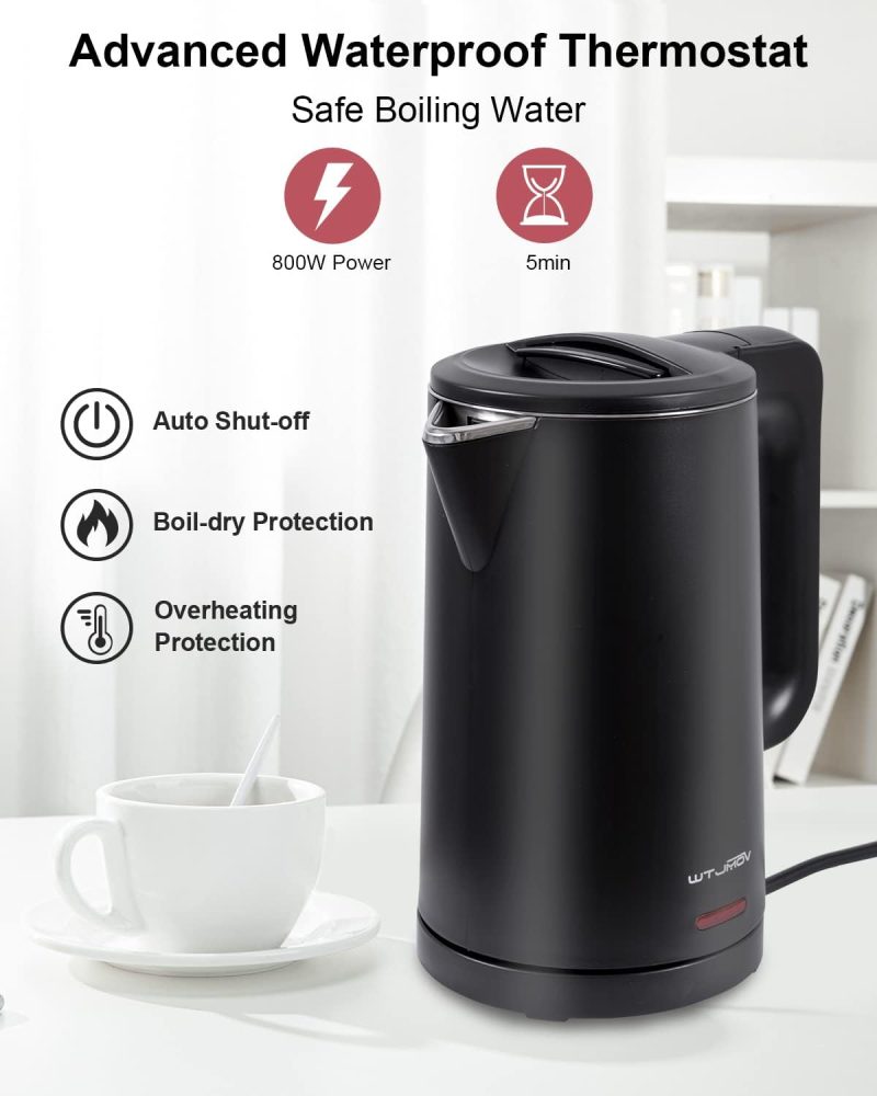 0.8L Electric Kettle Stainless Steel - Image 4