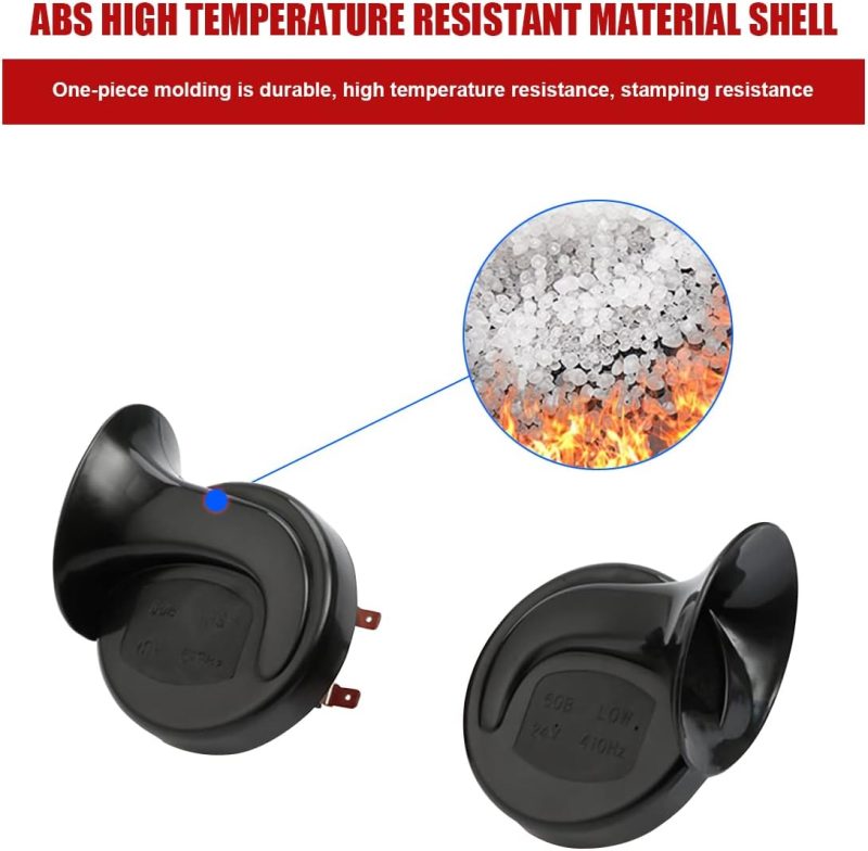 2Pcs 300Db Super Loud Train Horns - Image 2