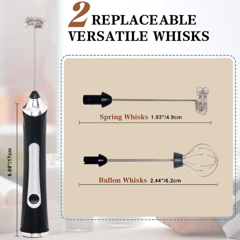 Rechargeable Milk Frother Handheld For Coffee - Image 5