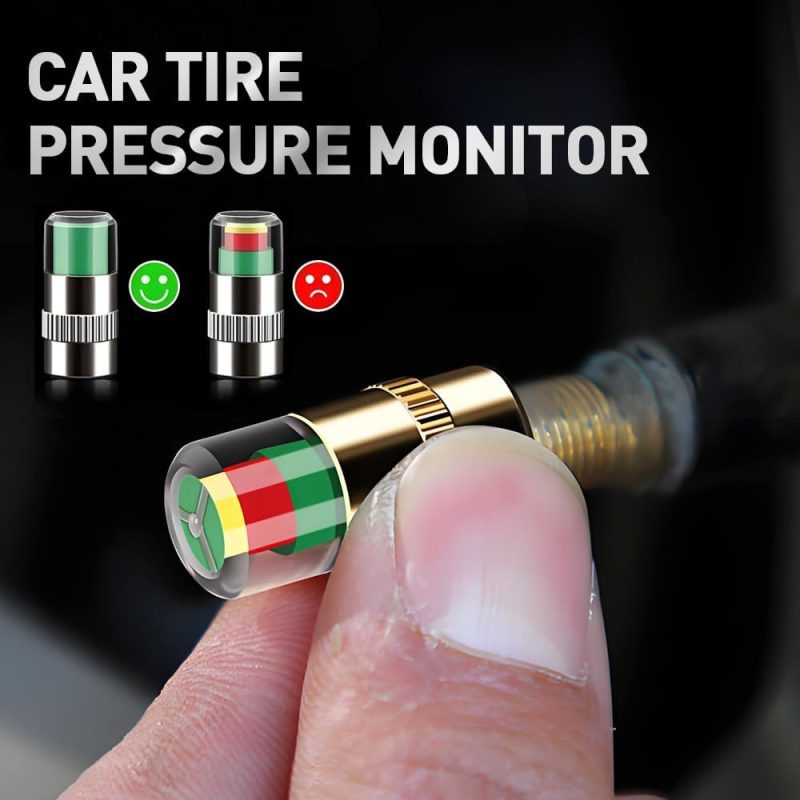 Car Tire Pressure Monitor Valve Stem Caps - Image 2