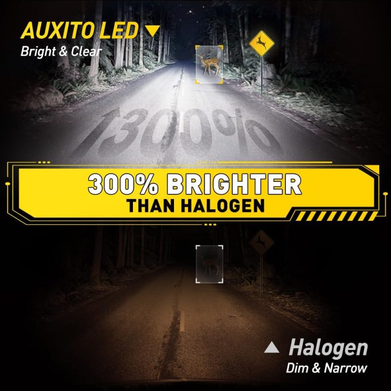 Auxito Upgraded H7 H7Ll Light Bulbs - Image 2