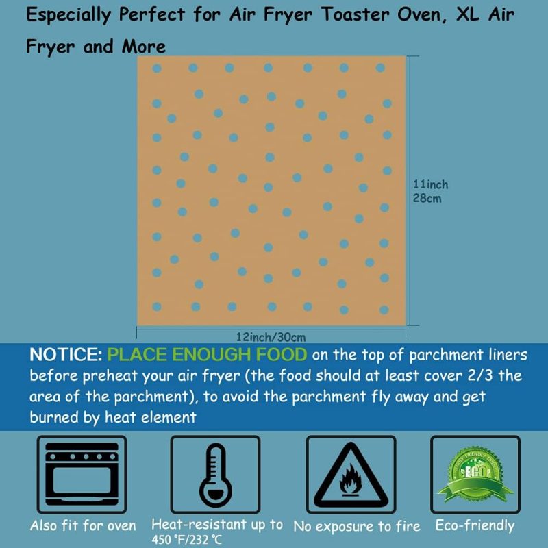 Bykitchen Air Fryer Oven Liners - Image 2