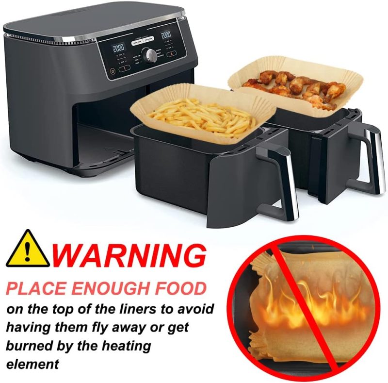 Bykitchen Air Fryer Disposable Paper Liners For Ninja Dual Airfryer - Image 6