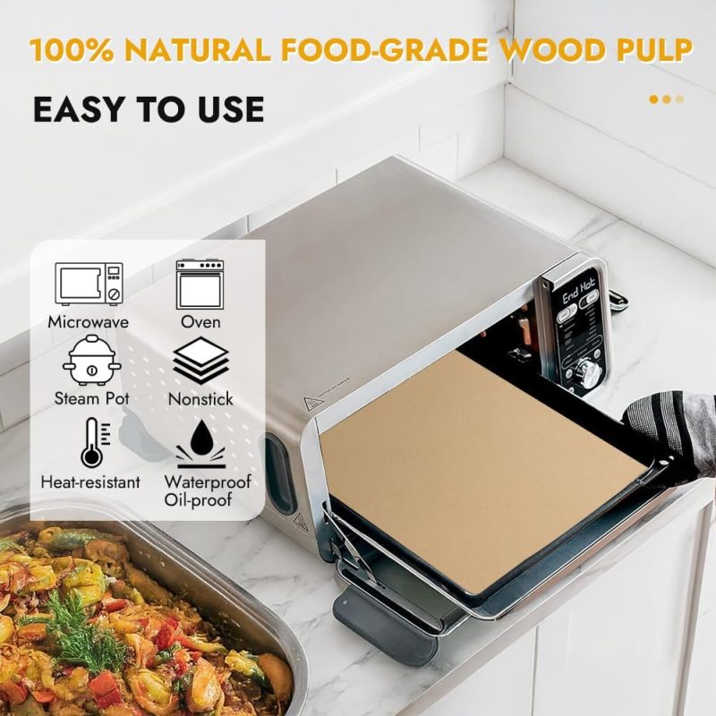 Bykitchen 12 Inch Air Fryer Parchment Paper For Ninja Air Fryer Sp151 Sp351 Sp101 Sp201 Sp301 - Image 4