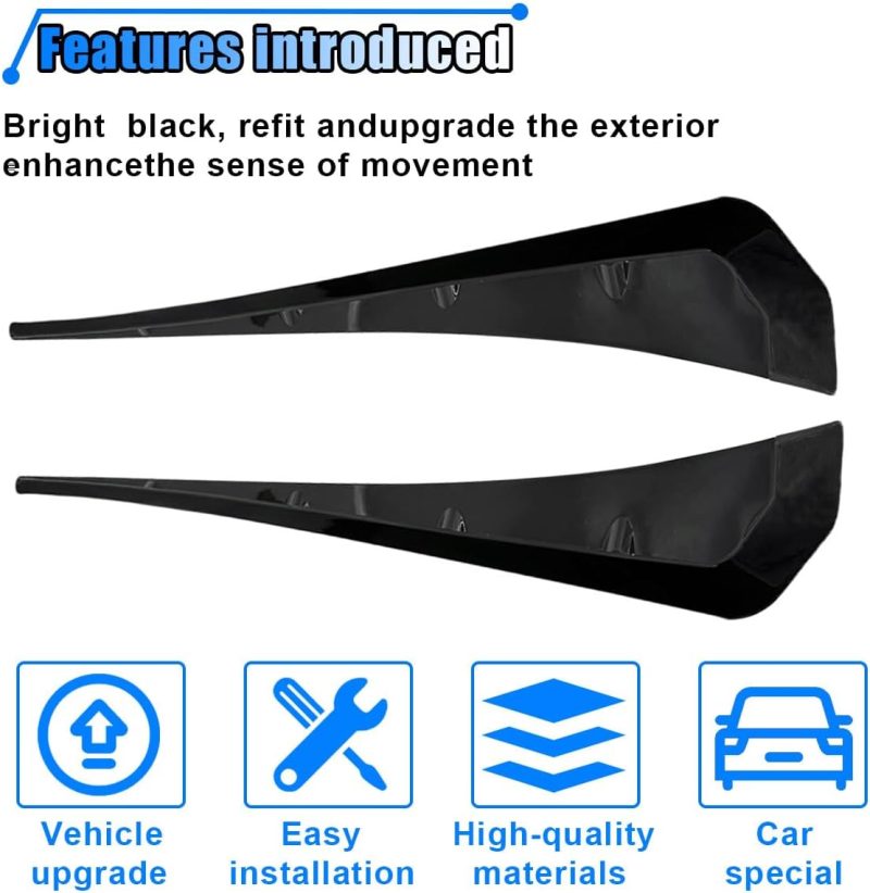 2Pcs Car Fenders Side Vents Sticker - Image 3