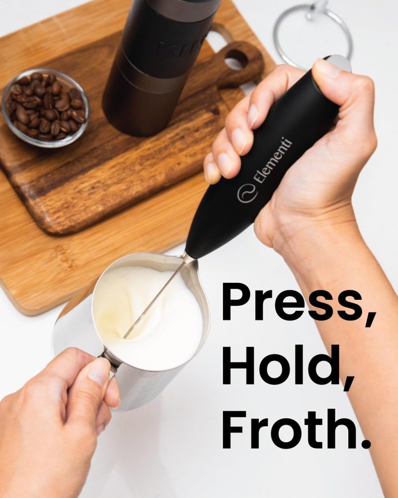 Elementi Drink Mixer Handheld - Electric Stirrer And Powerful Protein Powder Mixer Wand - Image 5