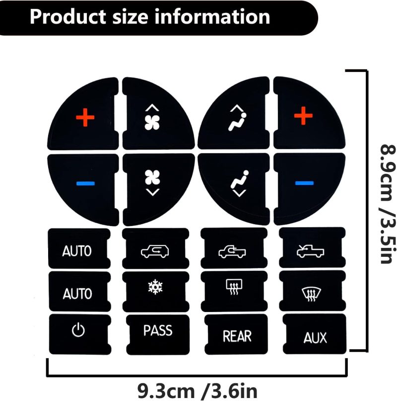 2 Packs Ac Dash Button Repair Kit -Compatible With Chevy - Image 4