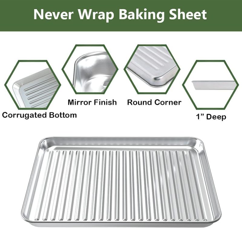 Rottay Baking Sheet With Rack Set (2 Pans + 2 Racks) - Image 4