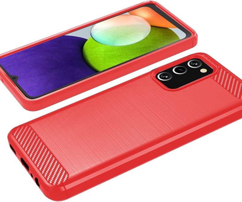 A03S Hybrid Protective Case for Galaxy A03 - Red - Image 5