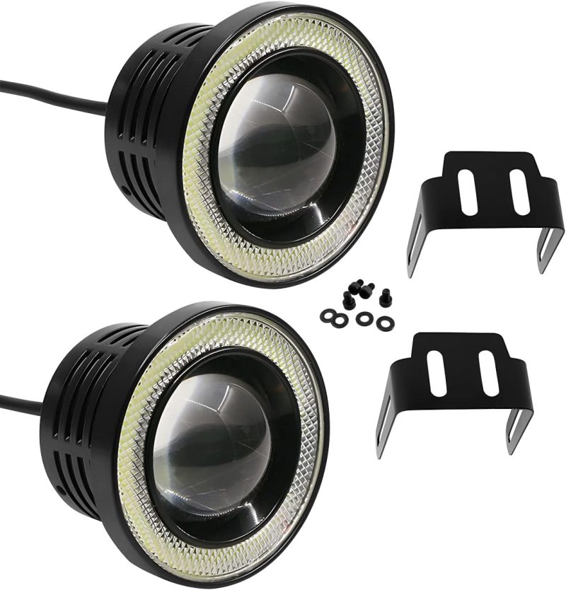 2Pcs Car Angel Eye Fog Light - Image 6