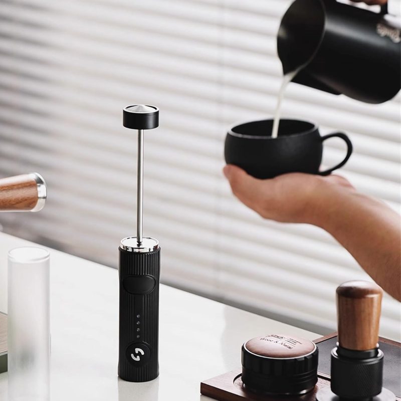 Rechargeable Handheld Electric Milk Frother For Coffee Hot Chocolate Whisking Whipping Kitchen Whisks - Image 4