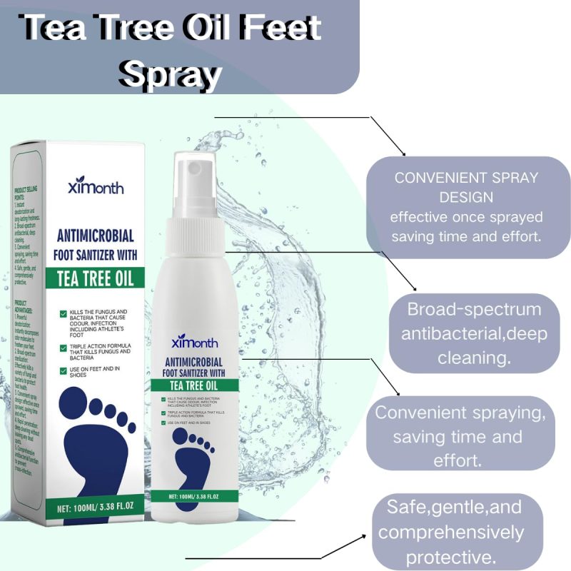 2Pcs Foot Spray With Tea Tree Oil - Image 3