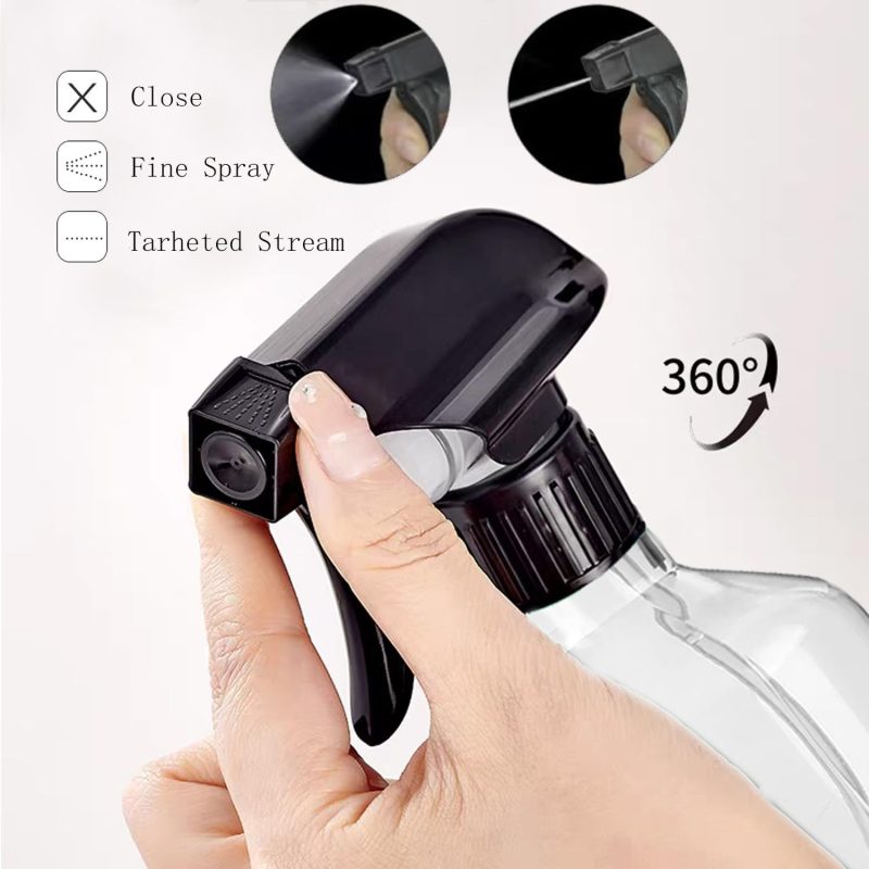 2 Pack Leakproof Spray Bottles 300Ml - Adjustable Nozzle (Mist/Jet) - Image 3