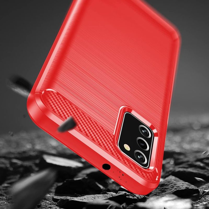 A03S Hybrid Protective Case for Galaxy A03 - Red - Image 4