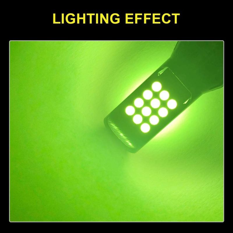 2Pcs H8 H9 H11 Led Green Lemon Fog Light Bulbs - Image 6
