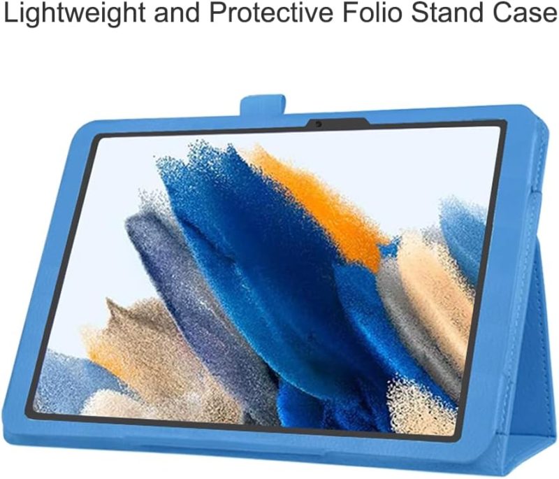 2022 Case for Samsung Galaxy Tab A8 10.5 Inch 2022 Release (Model SM-X200/X205/X207) Folio Stand Cover Protective Case for Galaxy Tab A8 10.5” Tablet 2022 Model - Light Blue - Image 6