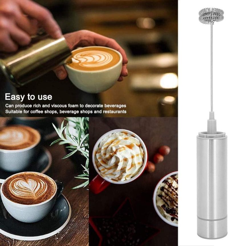 Stainless Steel Electric Milk Frother - Image 5