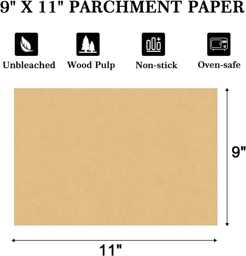 Goaus Parchment Paper Sheets 9X11 Inch - Image 2