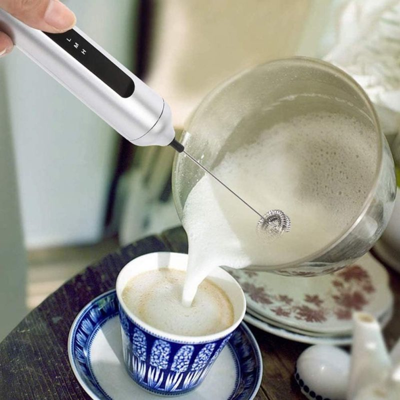 Handheld Electric Usb Charging Eggbeater Milk Frother - Image 6