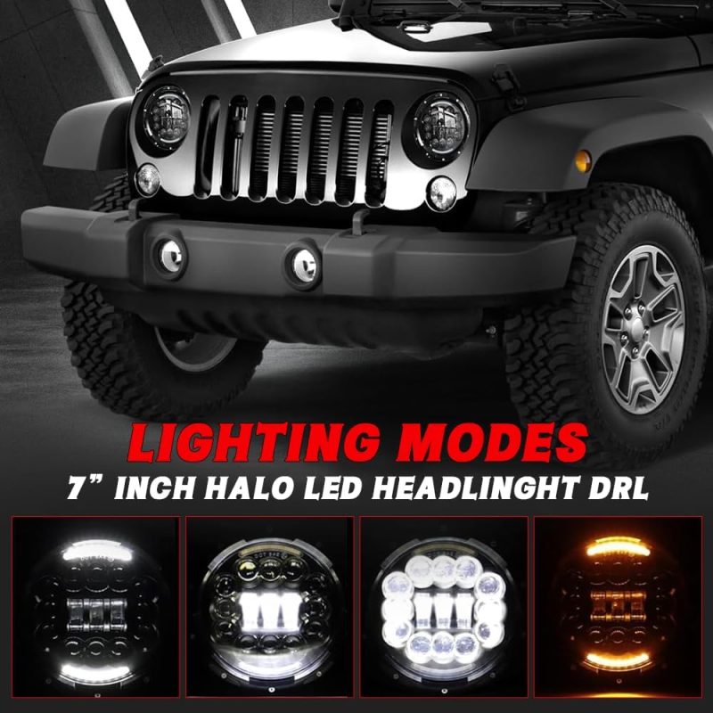 7-Inch H6024 Led Headlights - Image 2
