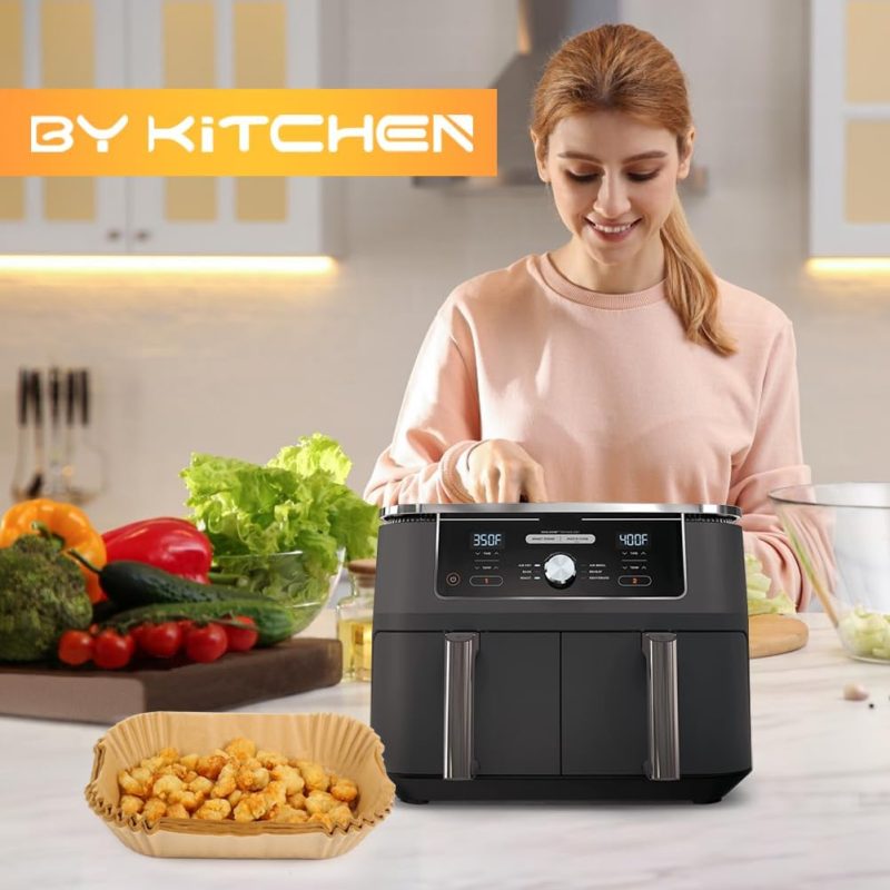 Bykitchen Air Fryer Liners For Ninja Dual Air Fryer - Image 6
