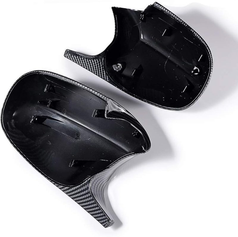 Carbon Fiber Kit Front Kidney Grill Grille With Glossy Black Dual Slats + Side Mirror Cover Caps For 2011-2013 Bmw E92 E93 Lci 328I 335I Xdrive Base Coupe Convertible 2-Door - Image 6