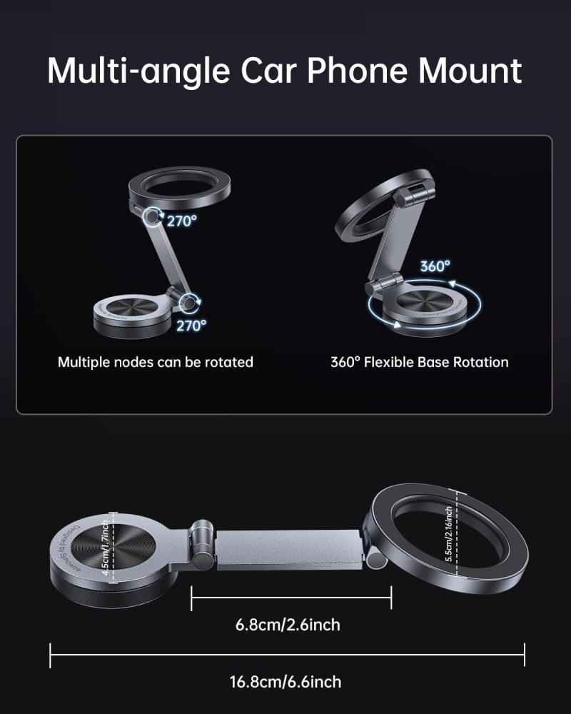 Syncwire For Magsafe Car Mount - [360° Rotation] Magnetic Phone Holder For Car - Image 5