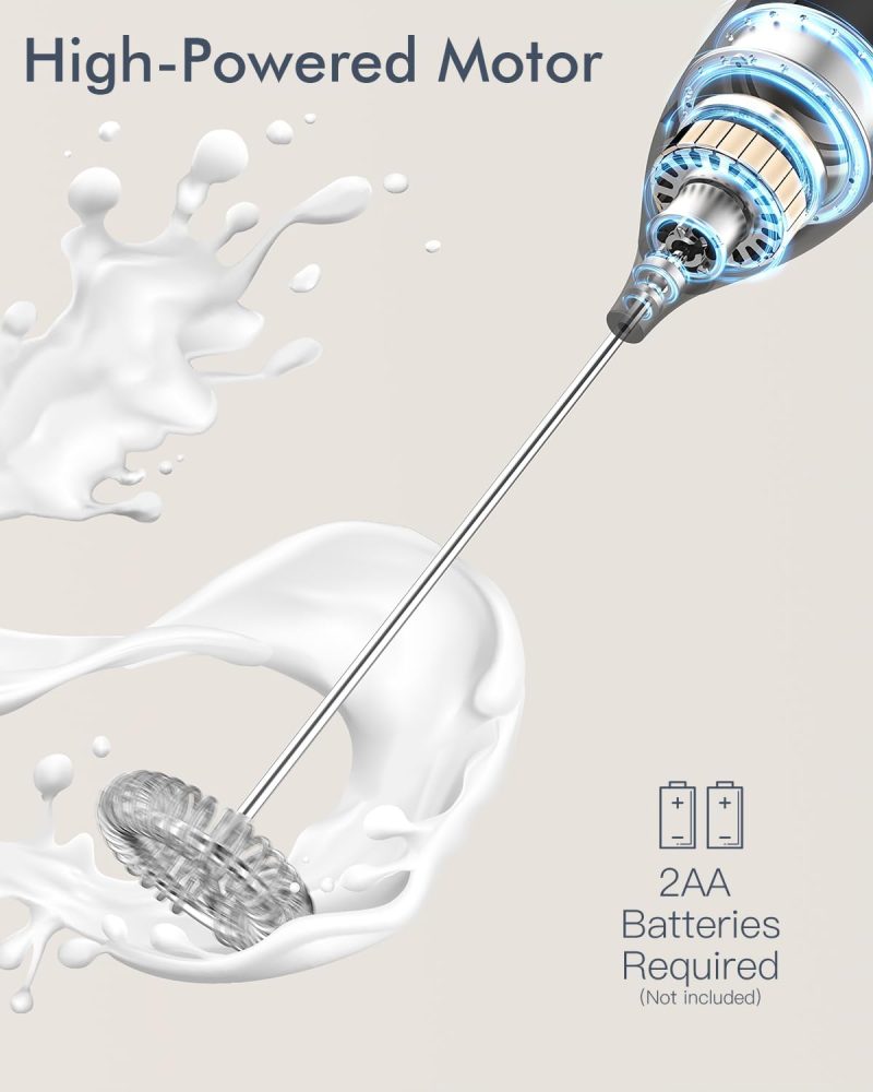 Milk Frother Handheld Battery - Image 3