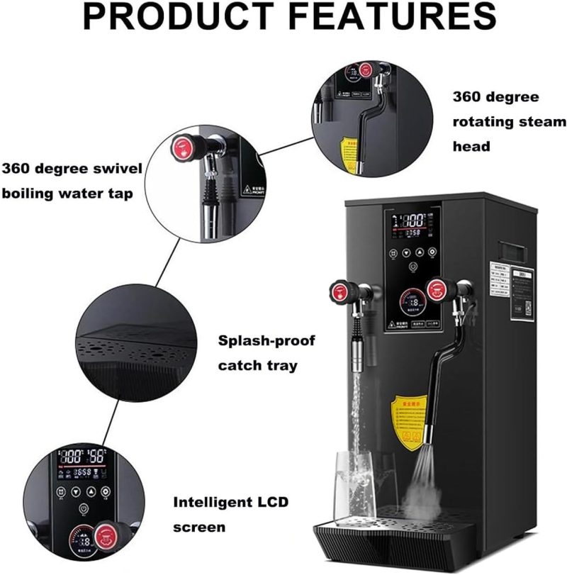 Electric Milk Frother And Steamer - Image 2