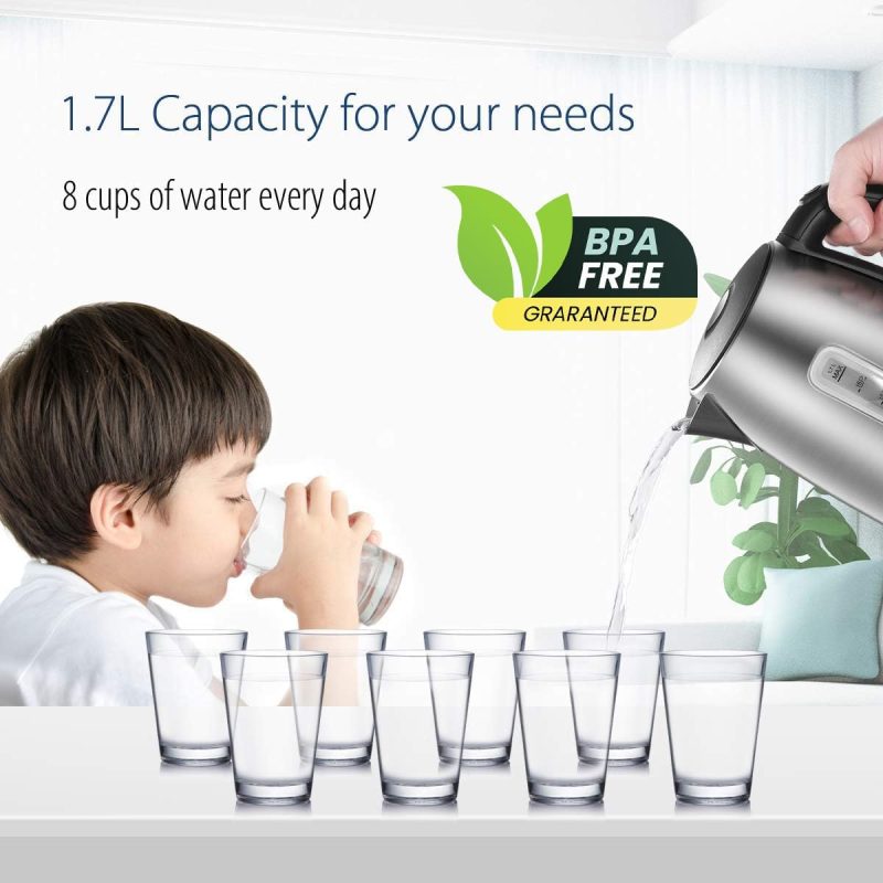 Comfee' Stainless Steel Electric Kettle - Image 2