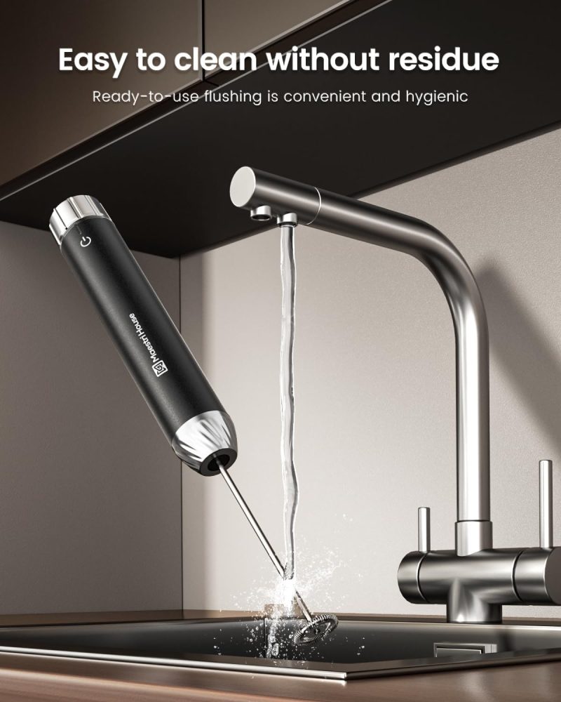 Maestri House Rechargeable Milk Frother With Stepless Speed Control - Image 6