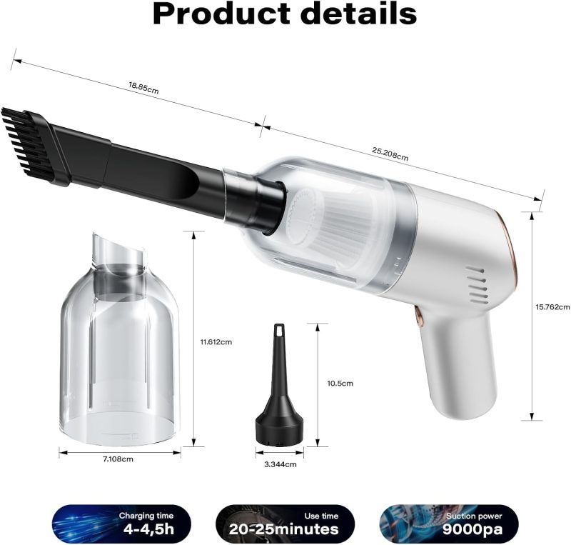Apps2Car Handheld Vacuum For Car - Image 6
