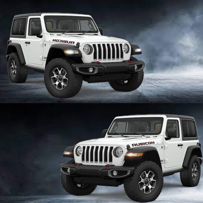 Turn Signal Drl Led For 2018-2025 Jl Wrangler Sahara & Rubicon 2020-2025 Gladiator Jt Rubicon Overland In White And Amber Pack Of 4 - Image 5