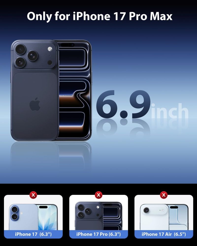 MKEKE for iPhone 17 Pro Max Case Clear Protective Clear for Apple 17... - Image 6